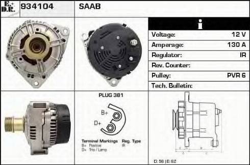 EDR 934104 - Alternator www.molydon.hr