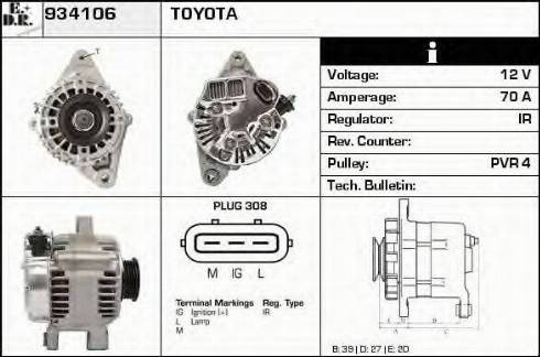 EDR 934106 - Alternator www.molydon.hr