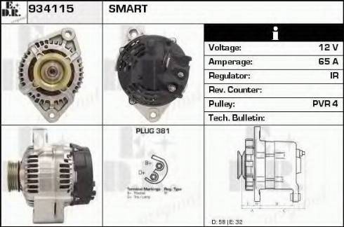 EDR 934115 - Alternator www.molydon.hr