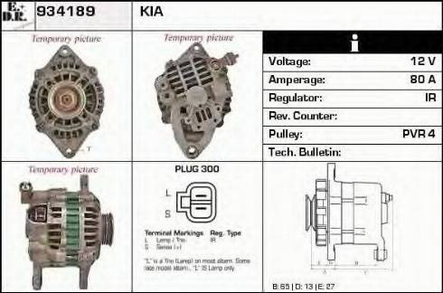 EDR 934189 - Alternator www.molydon.hr