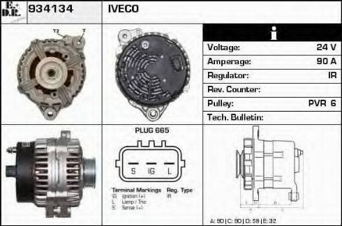 EDR 934134 - Alternator www.molydon.hr