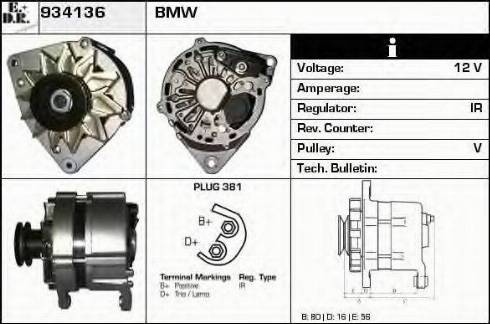 EDR 934136 - Alternator www.molydon.hr