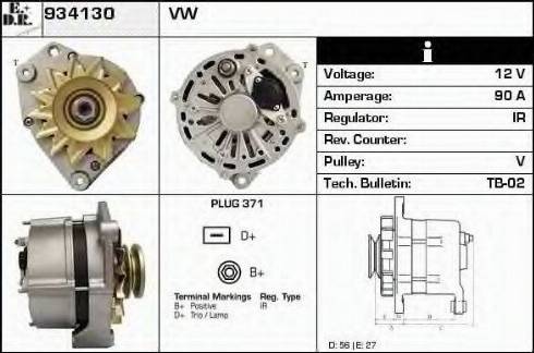 EDR 934130 - Alternator www.molydon.hr