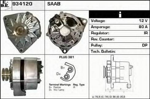 EDR 934120 - Alternator www.molydon.hr