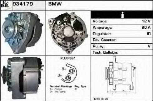 EDR 934170 - Alternator www.molydon.hr