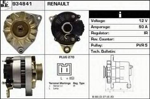 EDR 934841 - Alternator www.molydon.hr