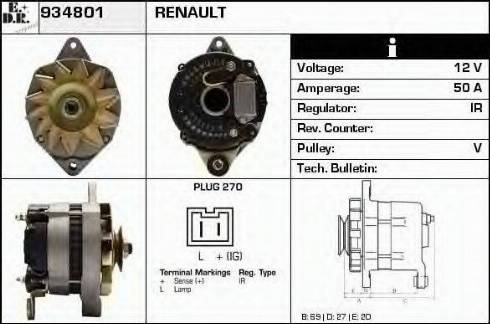 EDR 934801 - Alternator www.molydon.hr