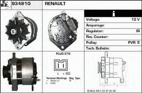 EDR 934810 - Alternator www.molydon.hr