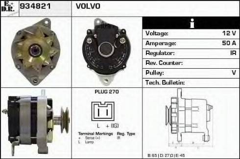 EDR 934821 - Alternator www.molydon.hr