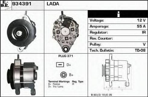 EDR 934391 - Alternator www.molydon.hr