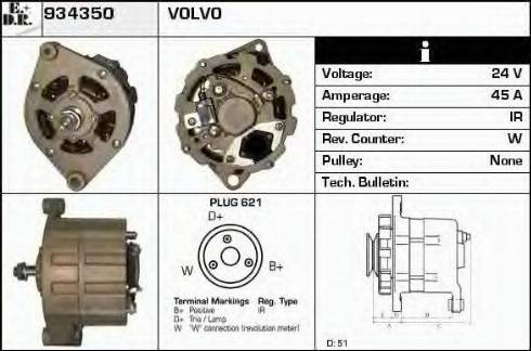 EDR 934350 - Alternator www.molydon.hr