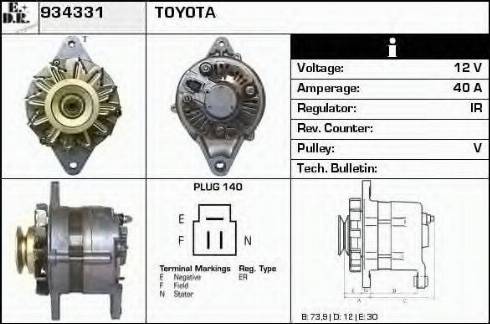 EDR 934331 - Alternator www.molydon.hr