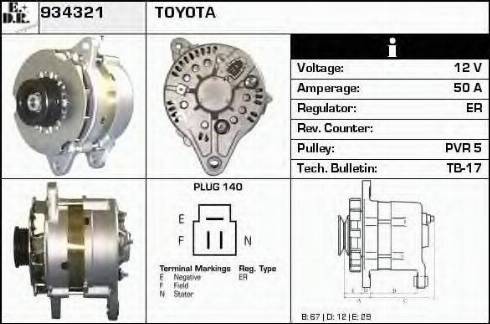 EDR 934321 - Alternator www.molydon.hr