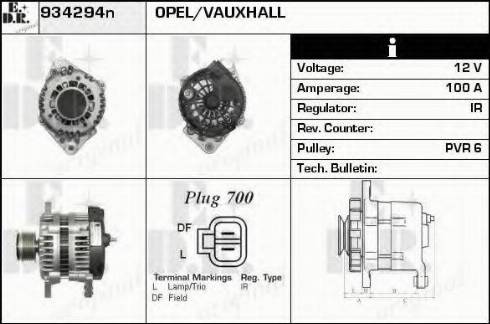 EDR 934294N - Alternator www.molydon.hr