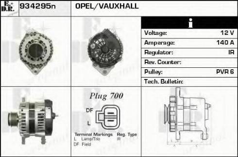 EDR 934295N - Alternator www.molydon.hr