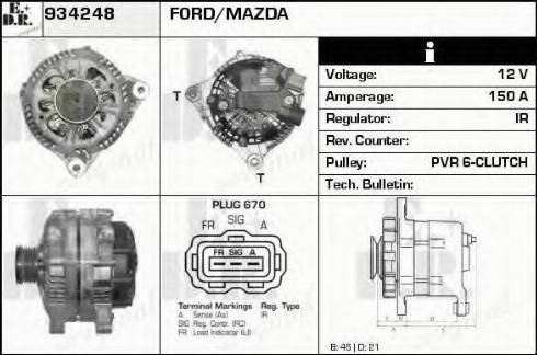 EDR 934248 - Alternator www.molydon.hr