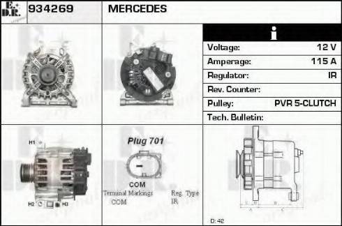 EDR 934269 - Alternator www.molydon.hr