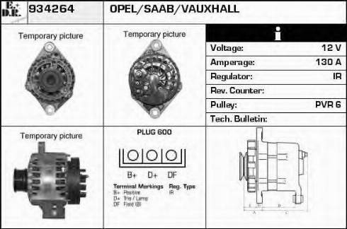 EDR 934264 - Alternator www.molydon.hr