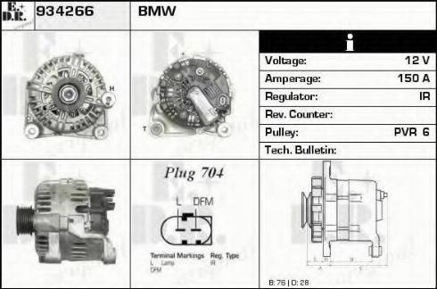 EDR 934266 - Alternator www.molydon.hr