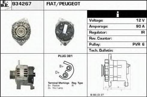 EDR 934267 - Alternator www.molydon.hr