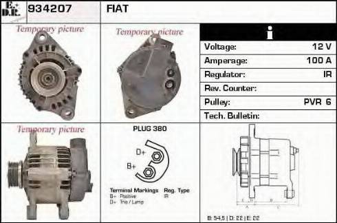 EDR 934207 - Alternator www.molydon.hr