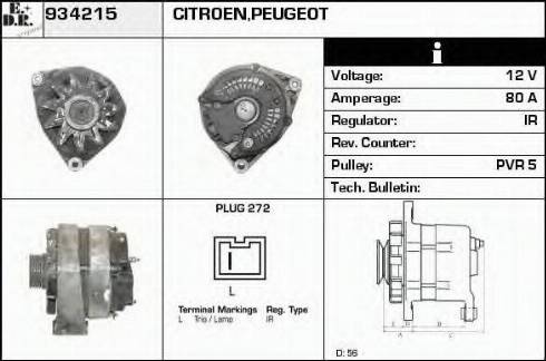 EDR 934215 - Alternator www.molydon.hr