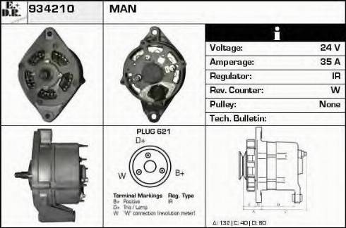 EDR 934210 - Alternator www.molydon.hr