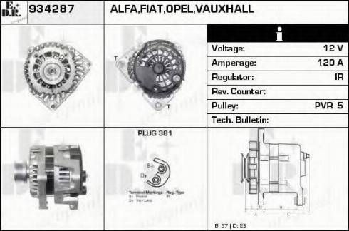 EDR 934287 - Alternator www.molydon.hr