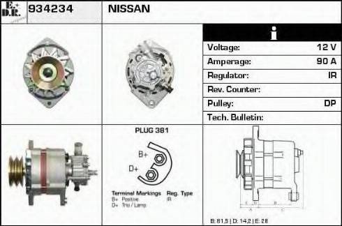 EDR 934234 - Alternator www.molydon.hr