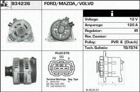 EDR 934236 - Alternator www.molydon.hr