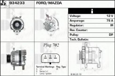 EDR 934233 - Alternator www.molydon.hr