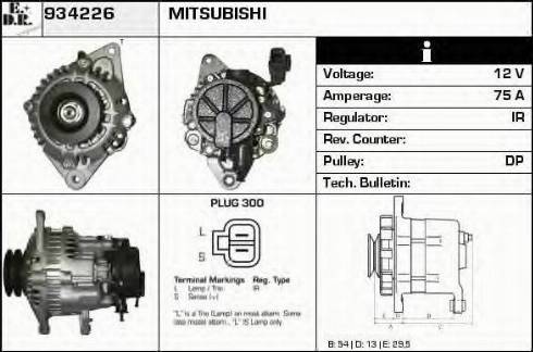 EDR 934226 - Alternator www.molydon.hr