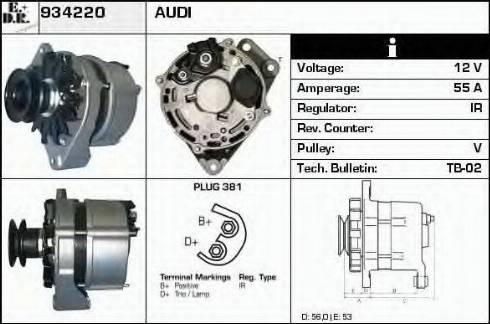 EDR 934220 - Alternator www.molydon.hr