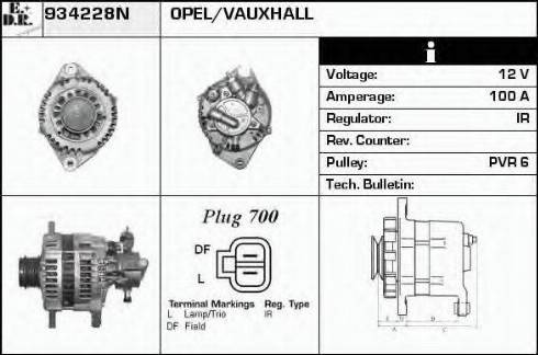 EDR 934228N - Alternator www.molydon.hr