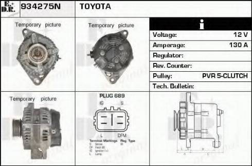 EDR 934275N - Alternator www.molydon.hr