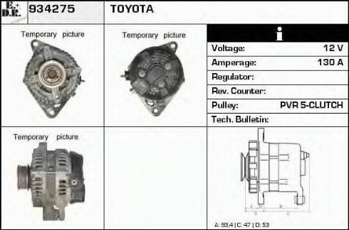 EDR 934275 - Alternator www.molydon.hr