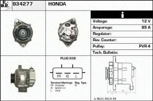 EDR 934277 - Alternator www.molydon.hr