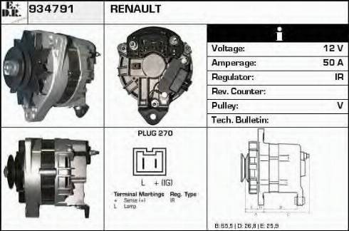 EDR 934791 - Alternator www.molydon.hr