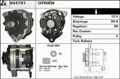 EDR 934751 - Alternator www.molydon.hr