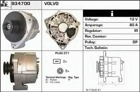 EDR 934700 - Alternator www.molydon.hr