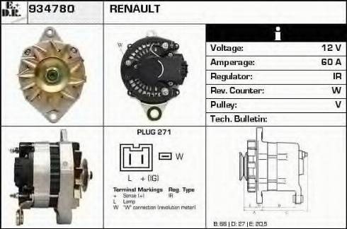 EDR 934780 - Alternator www.molydon.hr