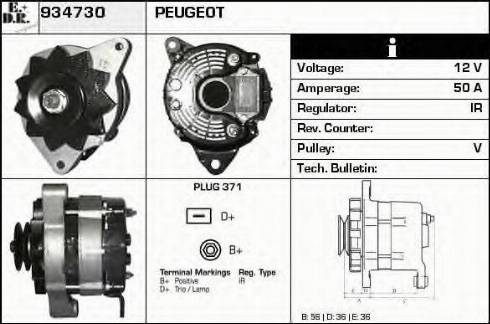 EDR 934730 - Alternator www.molydon.hr