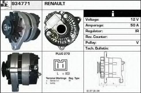 EDR 934771 - Alternator www.molydon.hr