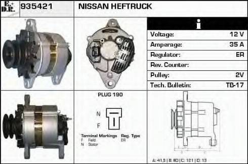 EDR 935421 - Alternator www.molydon.hr