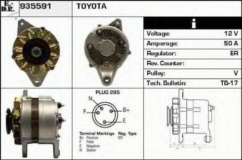 EDR 935591 - Alternator www.molydon.hr