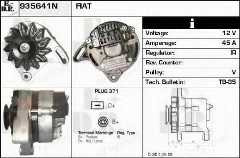 EDR 935641N - Alternator www.molydon.hr