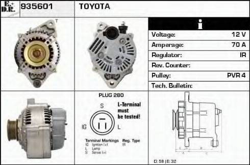 EDR 935601 - Alternator www.molydon.hr