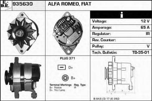 EDR 935630 - Alternator www.molydon.hr