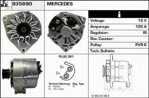 EDR 935890 - Alternator www.molydon.hr