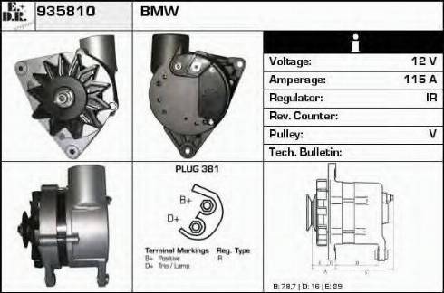 EDR 935810 - Alternator www.molydon.hr